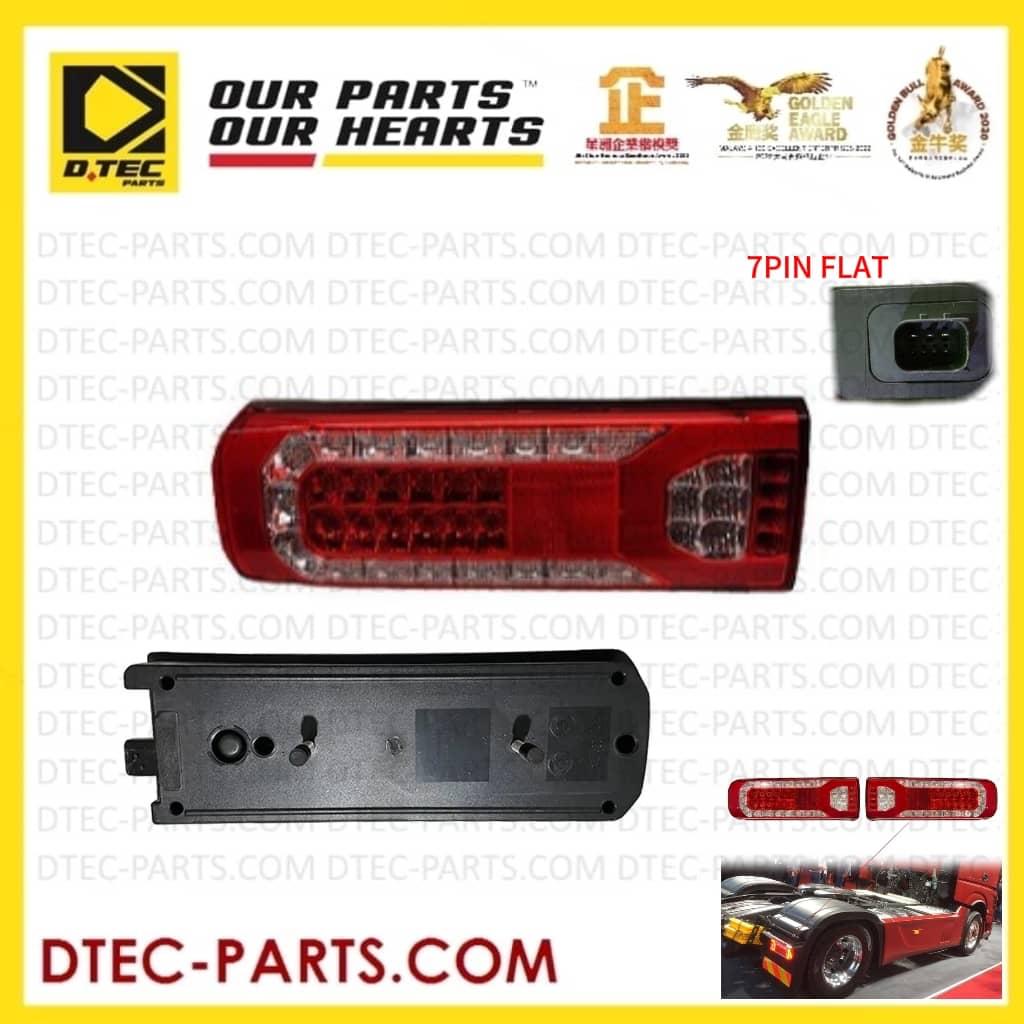 B6.3203 ACTROS MP4/MP5 7PIN FLAT REAR TAIL LAMP LED LH | DTEC-PARTS