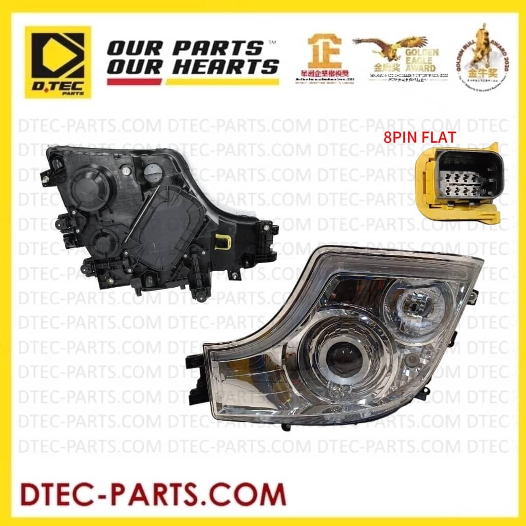 B6.5239 ACTROS MP4/MP5 HEAD LAMP XENON W/DRL LH | DTEC-PARTS